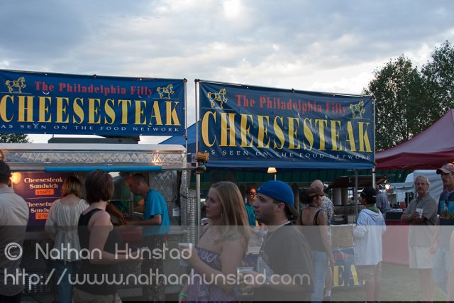 Philly Cheesesteak, another Irish food at the Colorado Irish Festival